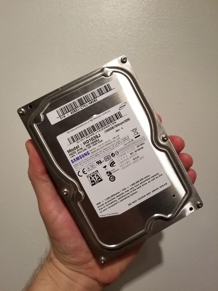 For sale Samsung Spinpoint 1TB 7200rpm drive